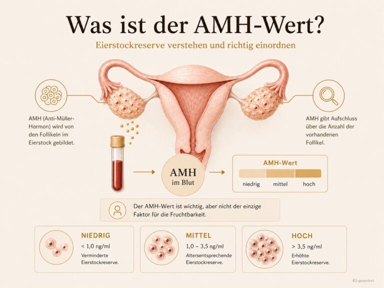 Infografik: Was ist der AMH-Wert und was bedeuten die Werte genau?