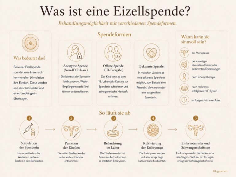 Infografik: Was ist eine Eizellspende?