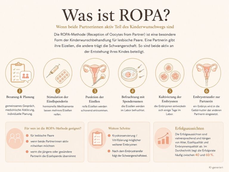 Infografik: Was ist ROPA (Reception of Oocytes from Partner)?
