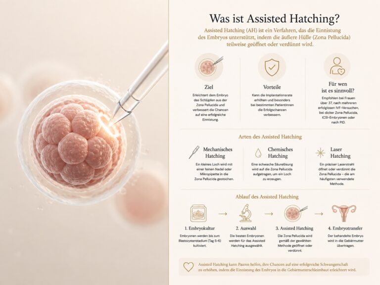 Infografik: Was ist Assisted Hatching?