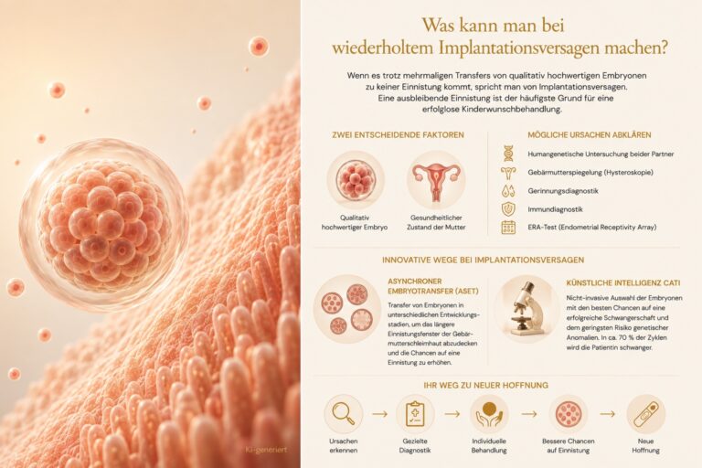 Infografik: Was kann man bei wiederholtem Implantationsversagen machen?