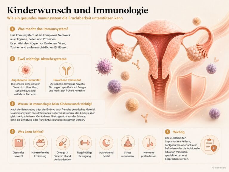 Infografik: Kinderwunsch und Immunologie